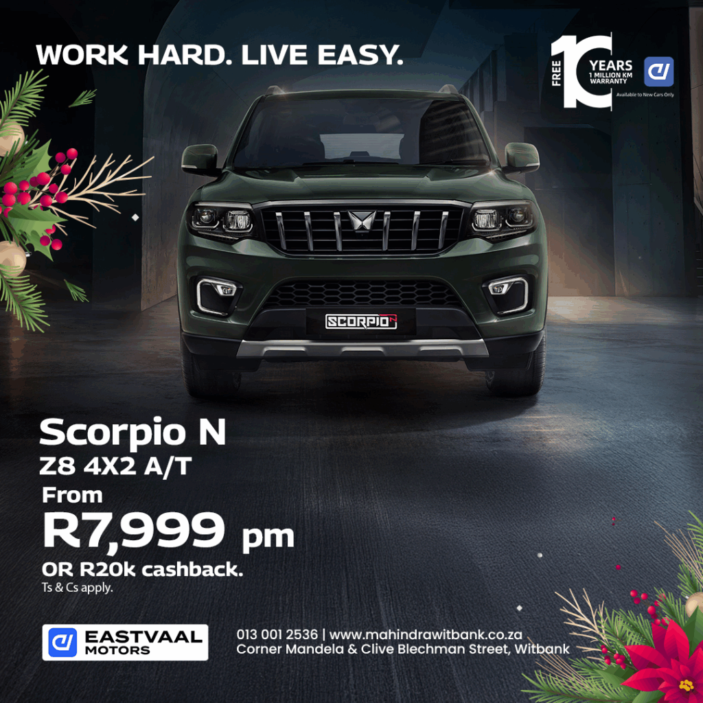 Mahindra Scorpio N Z8 4X2 A/T image from Eastvaal Motors