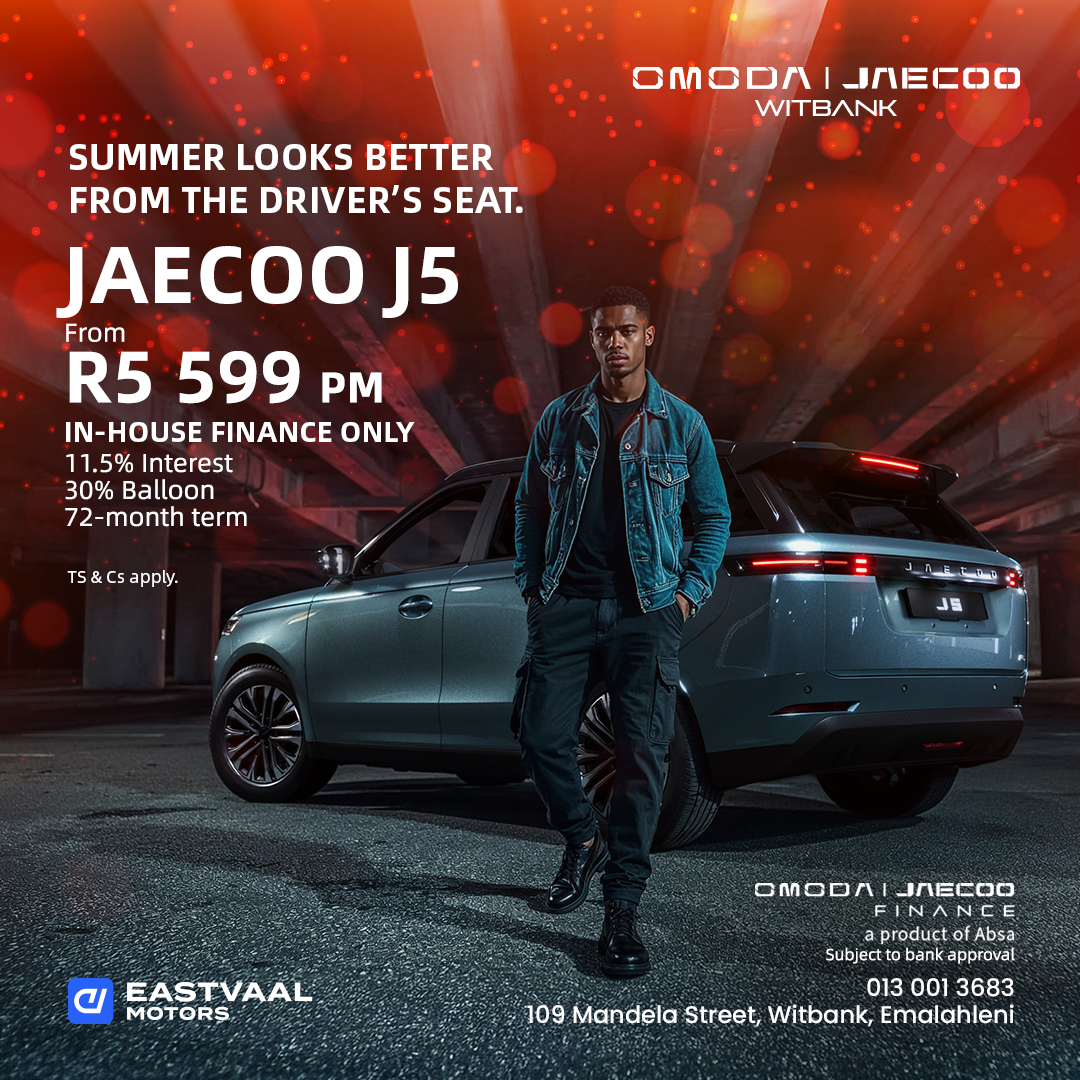 Jaecoo J5 image from Eastvaal Motors