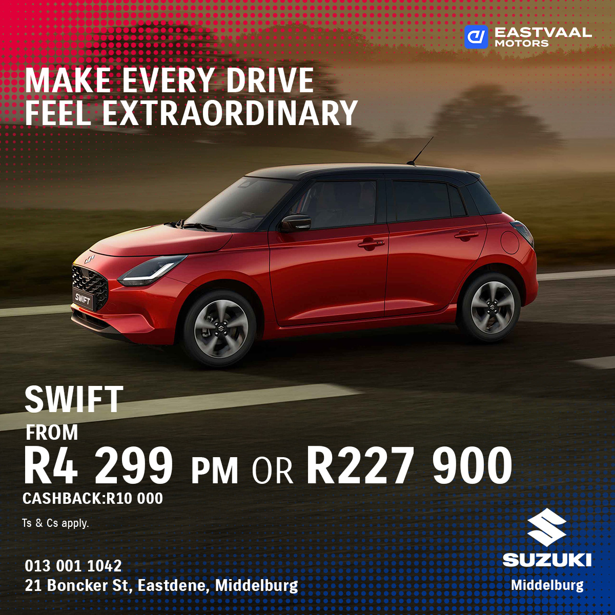 Suzuki Swift image from Eastvaal Motors