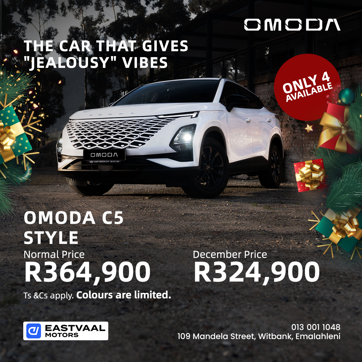 OMODA C5 STYLE image from Eastvaal Motors