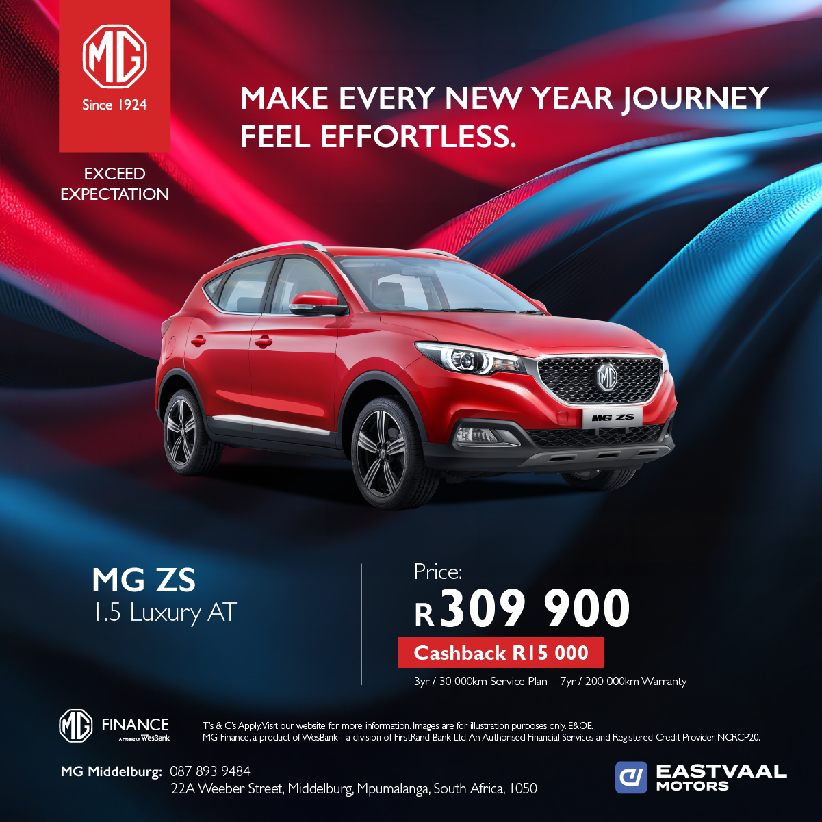 MG ZS 1.5 Comfort A/T image from 