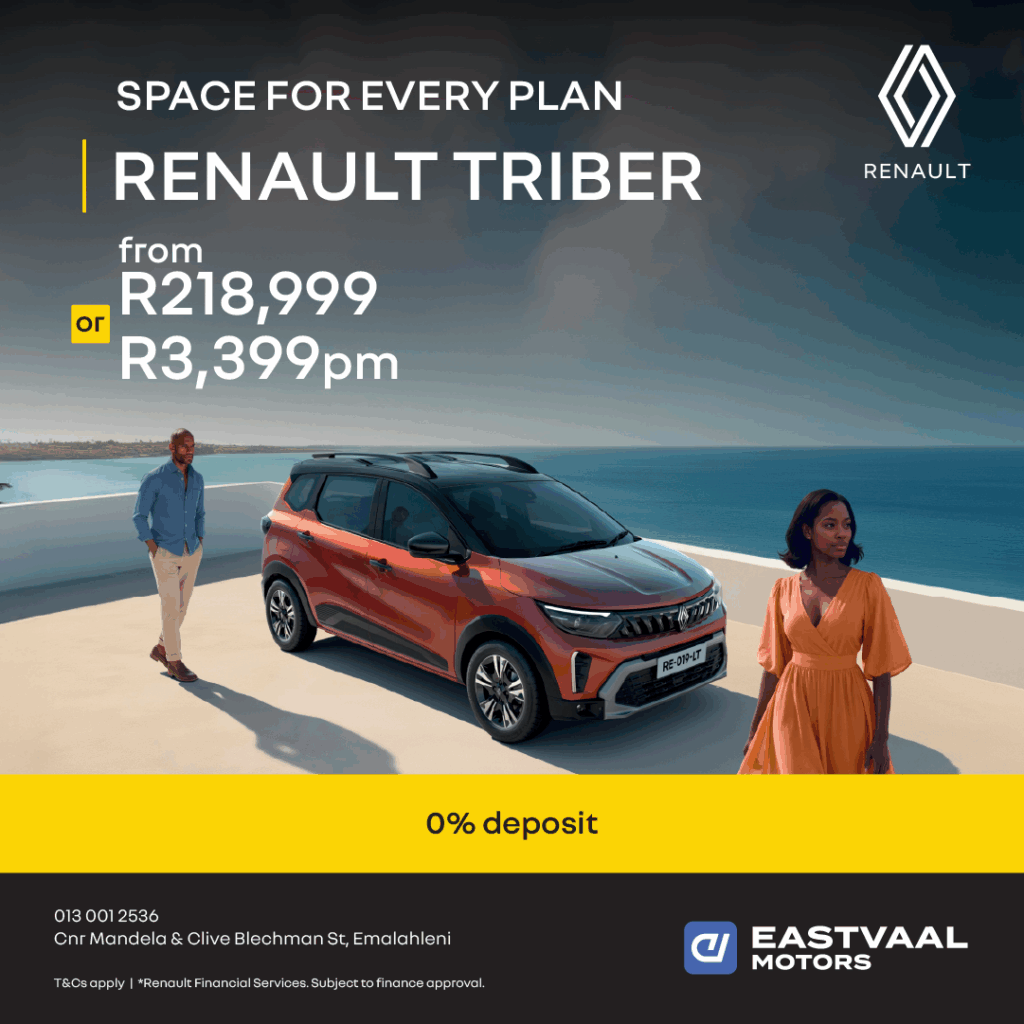 space for every plan. Renault triber. from Eastvaal Motors