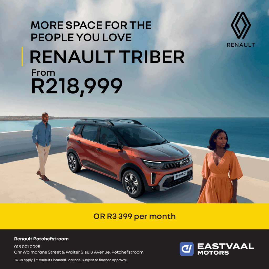 more space for the people you love.  Renault Triber from Eastvaal Motors