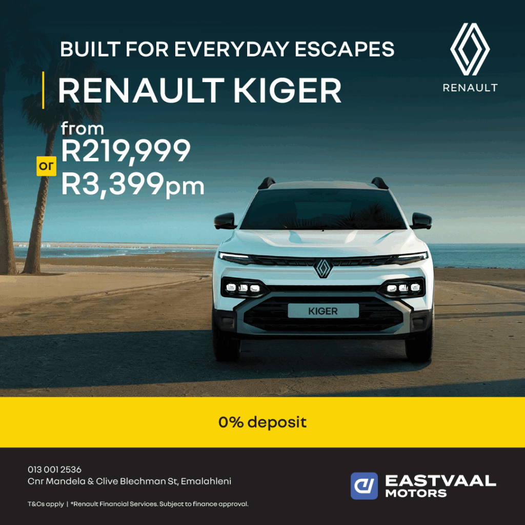 built for everyday escapes. Renualt Kiger from Eastvaal Motors