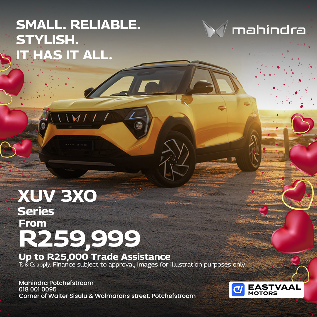 small. reliable. Stylish. it has it all.  Mahindra XUV 3XO from Mahindra Potchefstroom