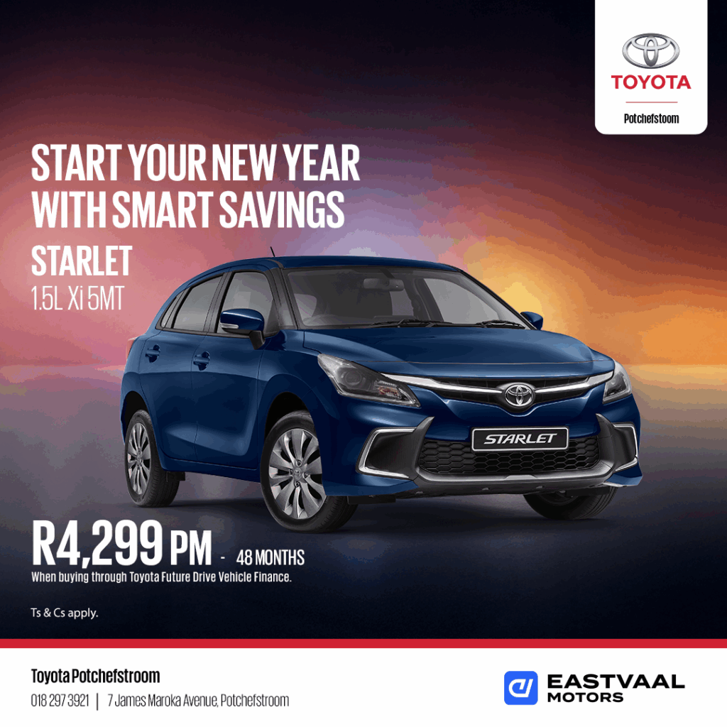 Starlet 1.5 Xi 5MT from Eastvaal Motors