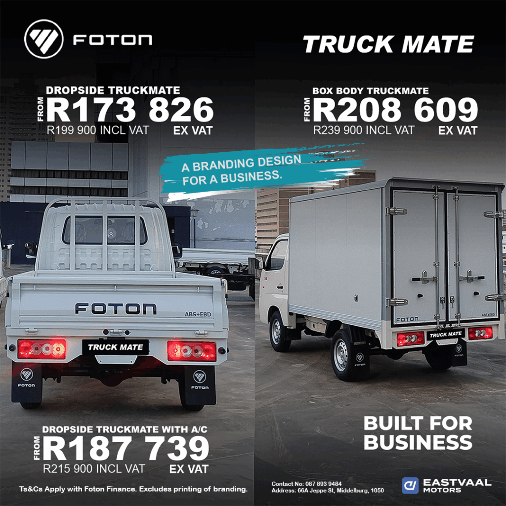 Foton  Dropside Truckmate image from Eastvaal Motors