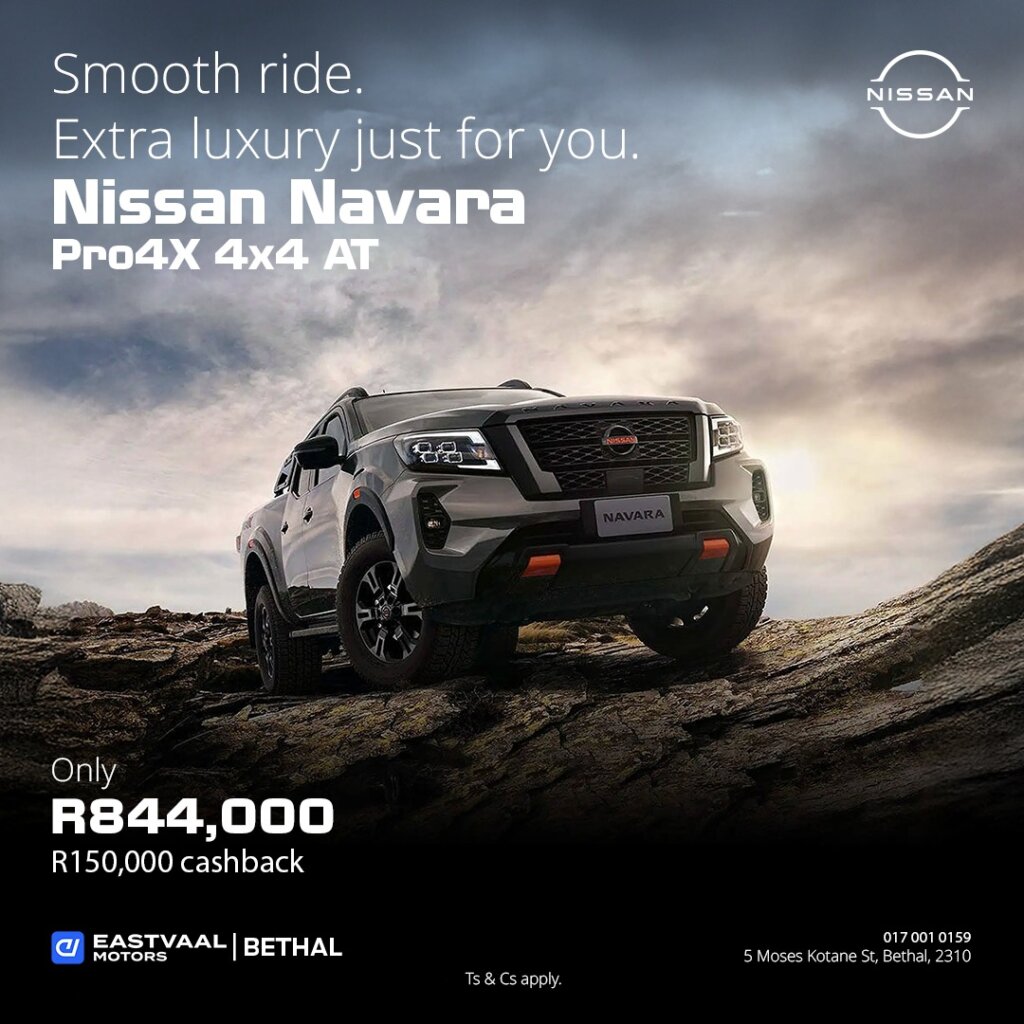 Smooth ride. Extra luxury just for you.  Nissan Navara Pro 4×4 AT image from Eastvaal Motors