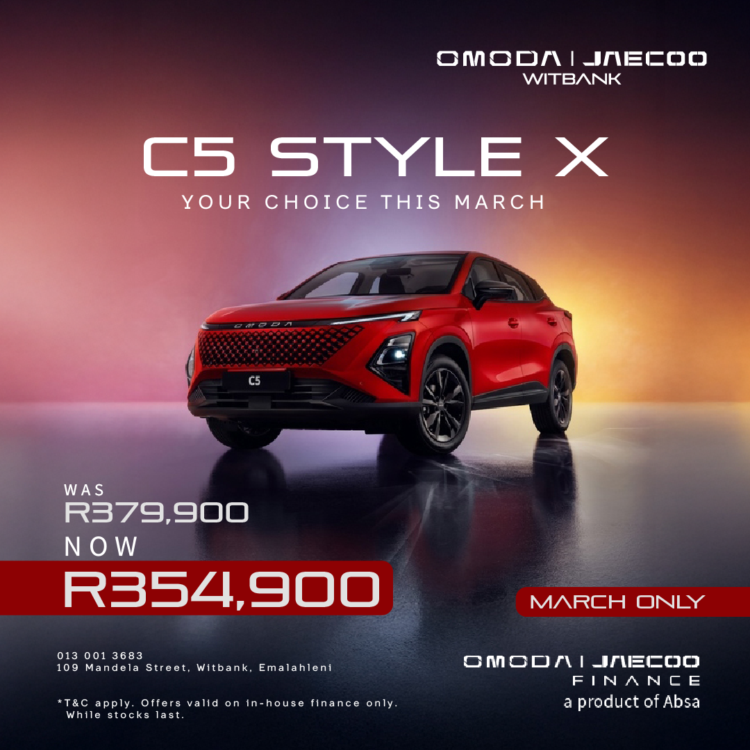 Omoda C5 Style X from OMODA | JAECOO Witbank