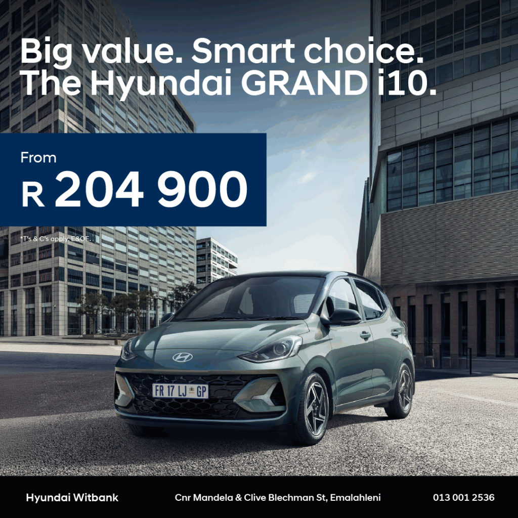 Big Value. Hyundai Grand i10 from Eastvaal Motors