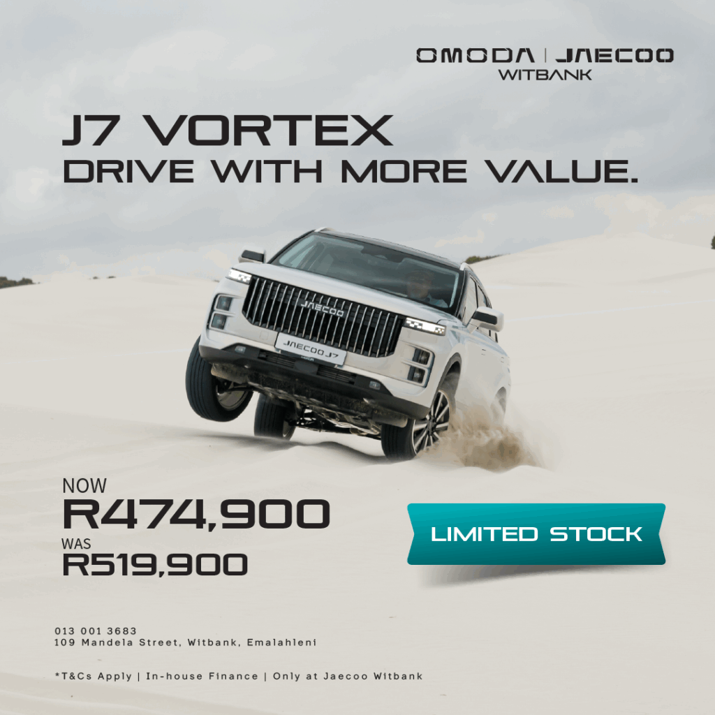 Drive with more value.  J7 Vortex from Eastvaal Motors