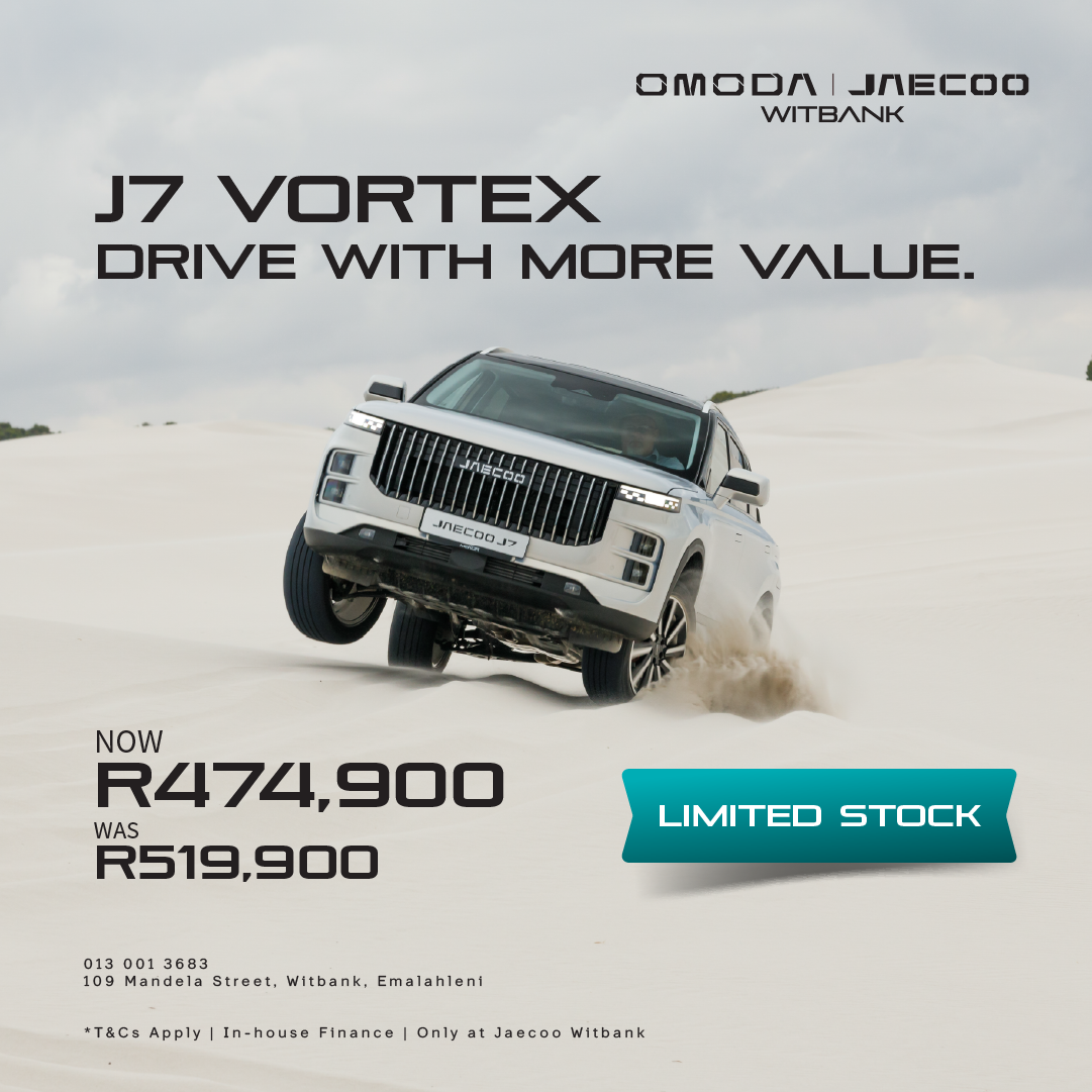 Drive with more value.  J7 Vortex from OMODA | JAECOO Witbank