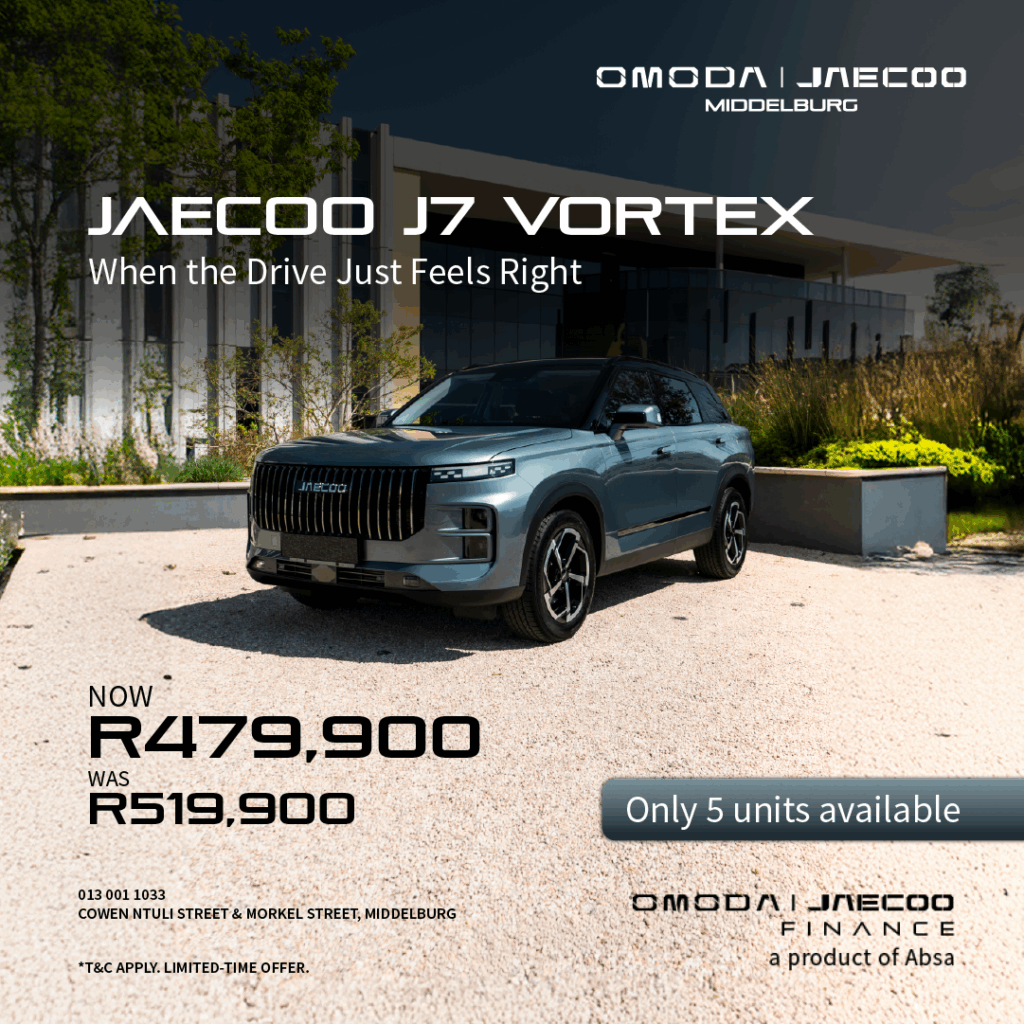 Jaecoo J7 Vortex from Eastvaal Motors