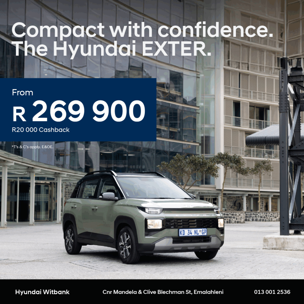Compact with Confidence. Hyundai Exter from Eastvaal Motors