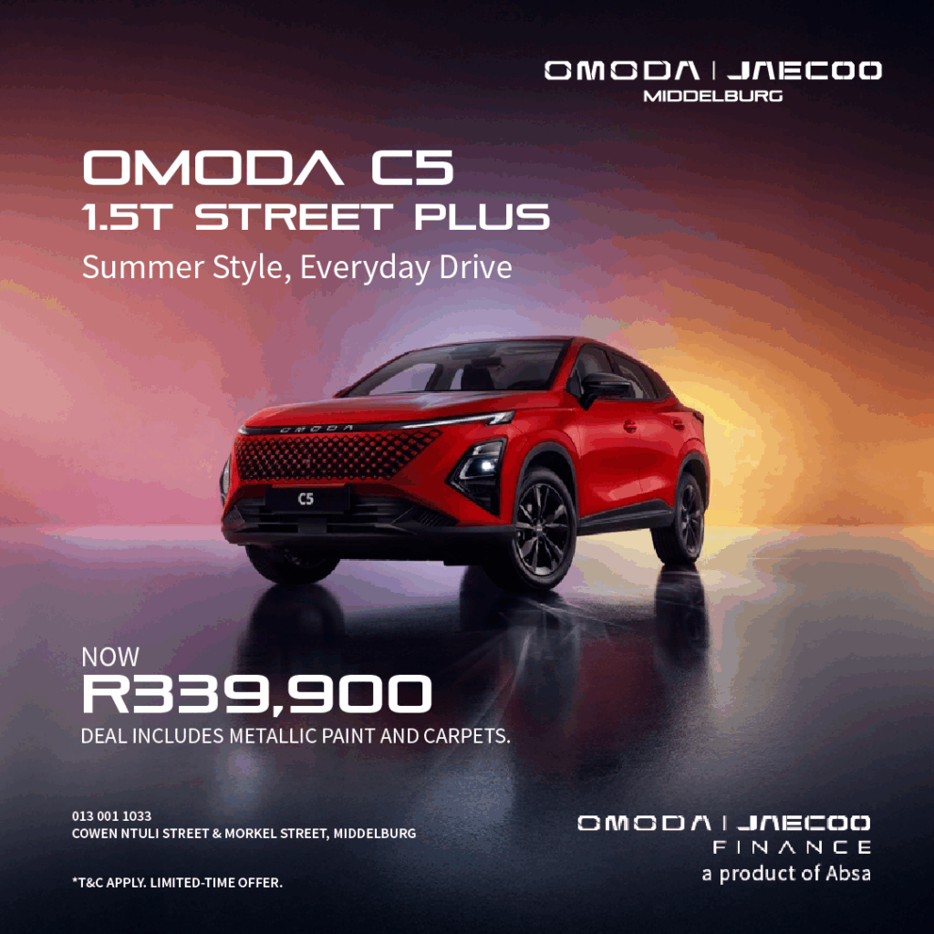 Omoda C5 from Eastvaal Motors