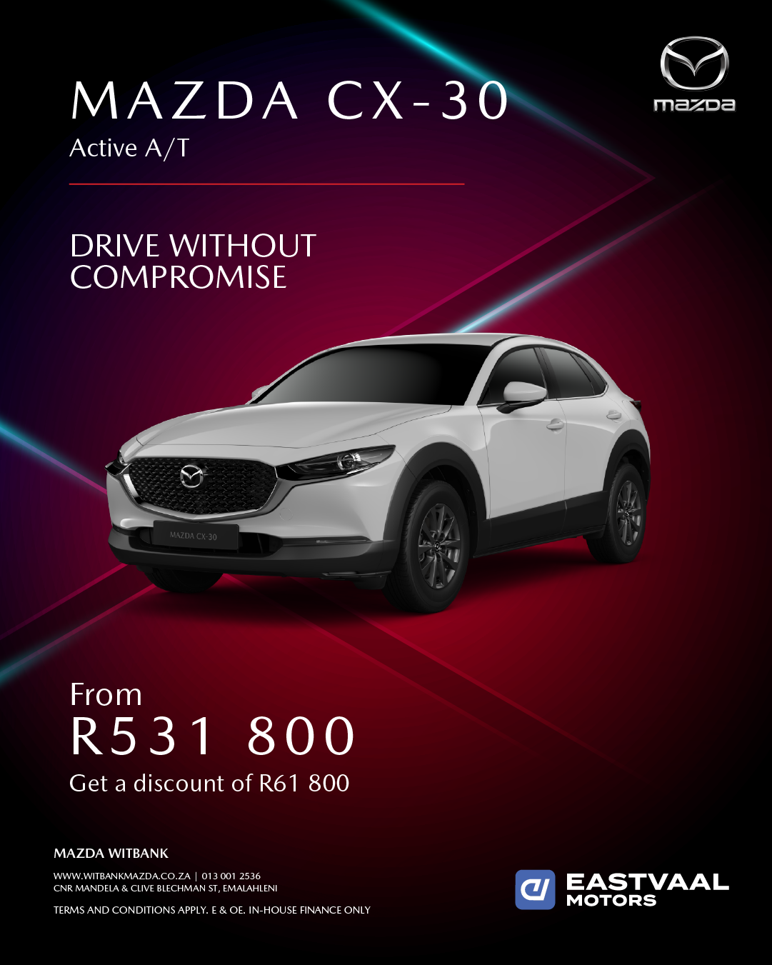 Mazda CX-30 from Eastvaal Motor City Witbank Mazda
