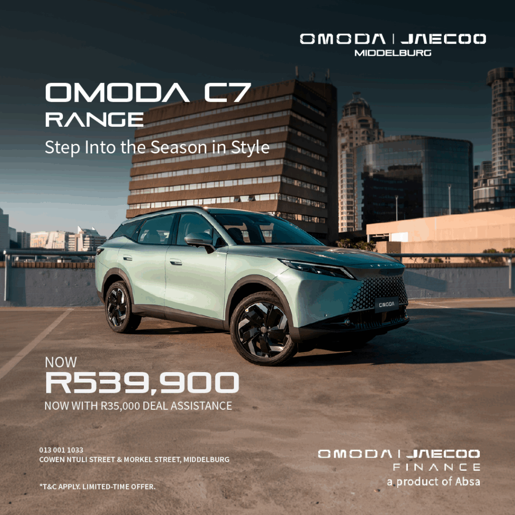 Omoda C7 Range from Eastvaal Motors