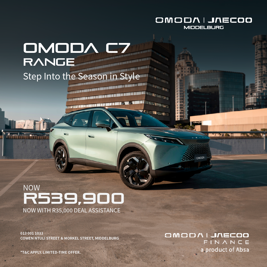 Omoda C7 Range from OMODA JAECOO Middelburg