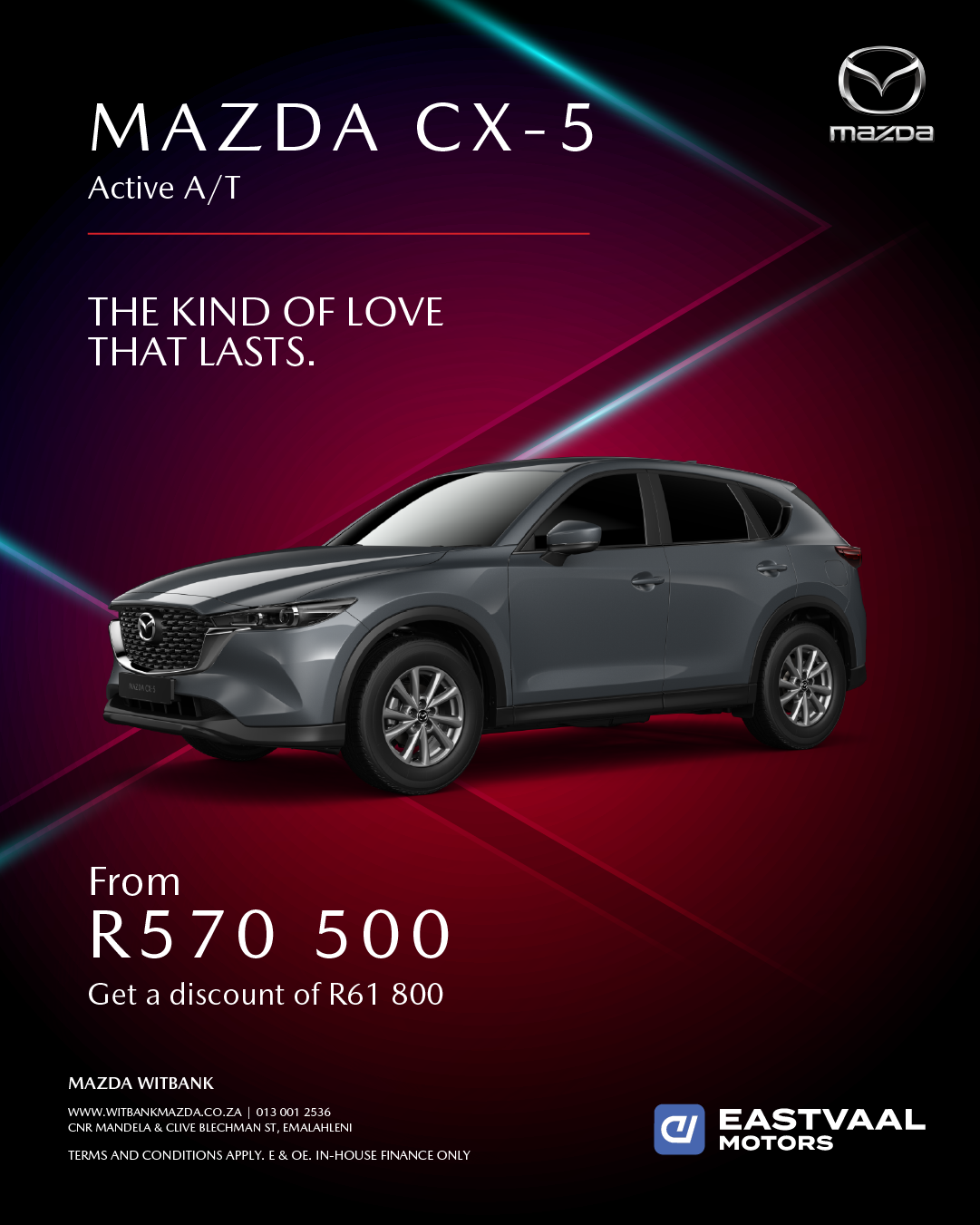 Mazda CX-5 from Eastvaal Motor City Witbank Mazda