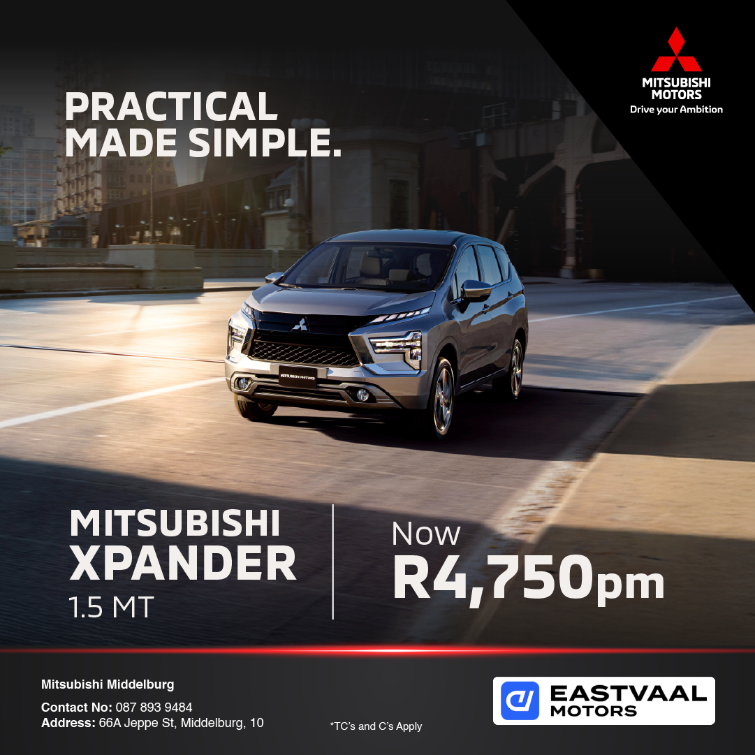 Practical made simple.  Mitsubishi Expander from Eastvaal Middelburg Mitsubishi