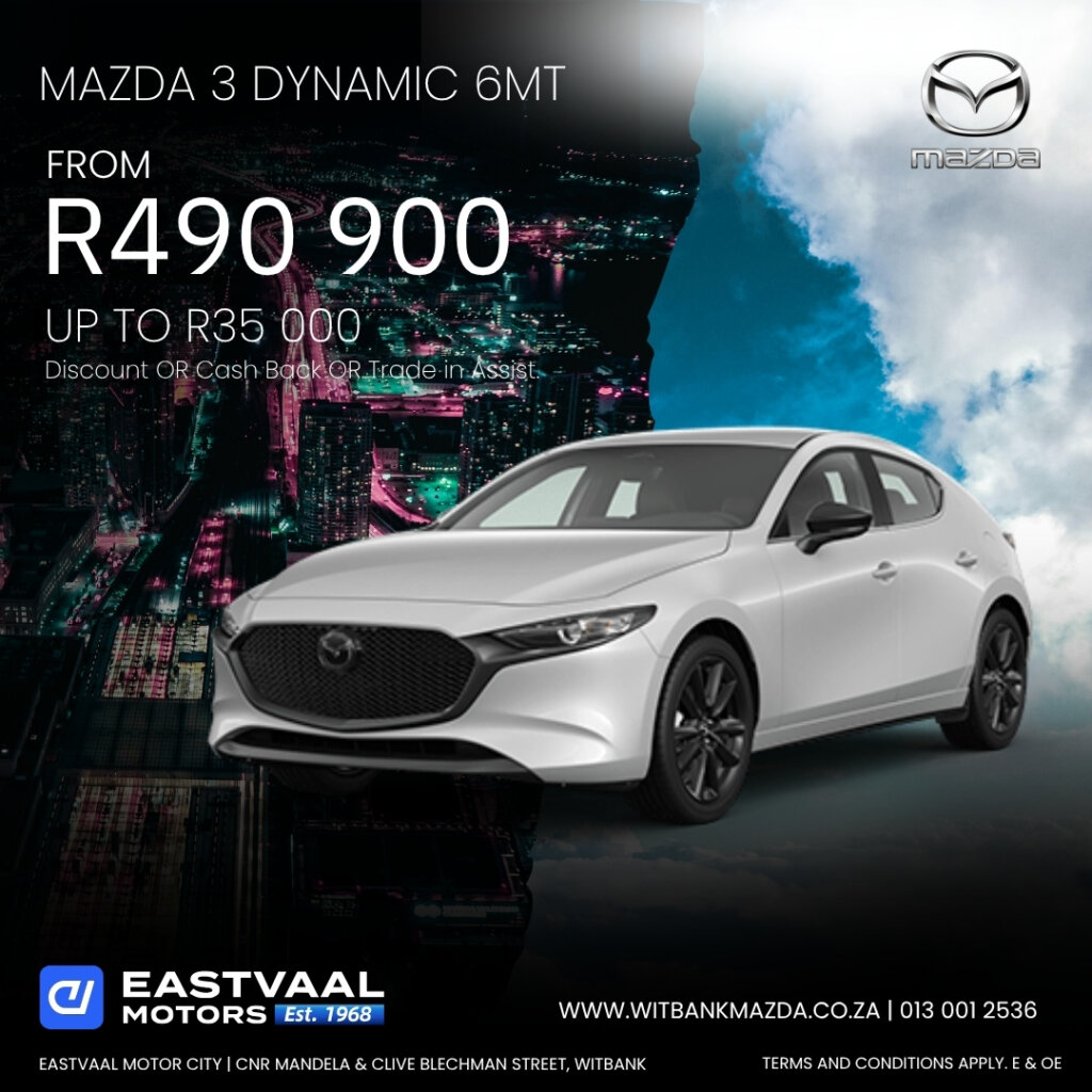 This April, Drive the Difference – Mazda Style, Soul & Performance. from Eastvaal Motors