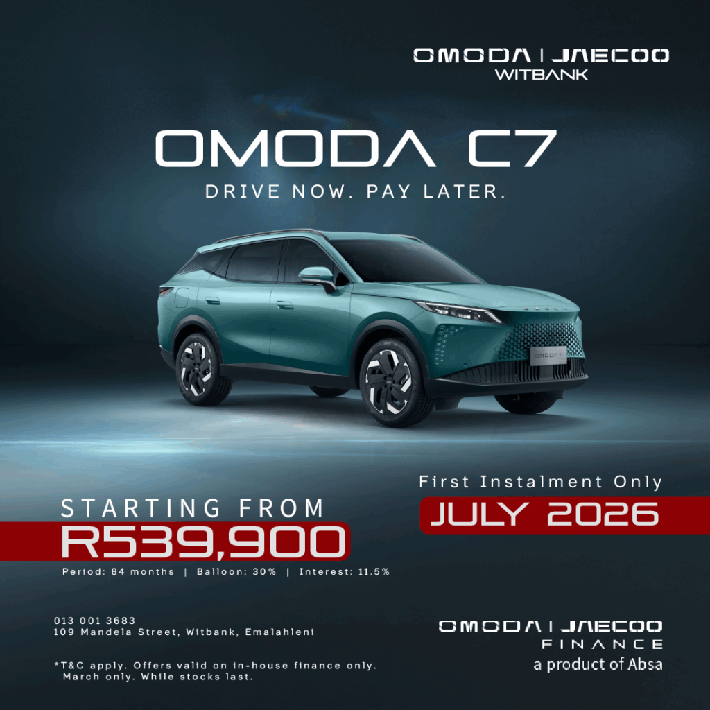 Omoda C7 from Eastvaal Motors