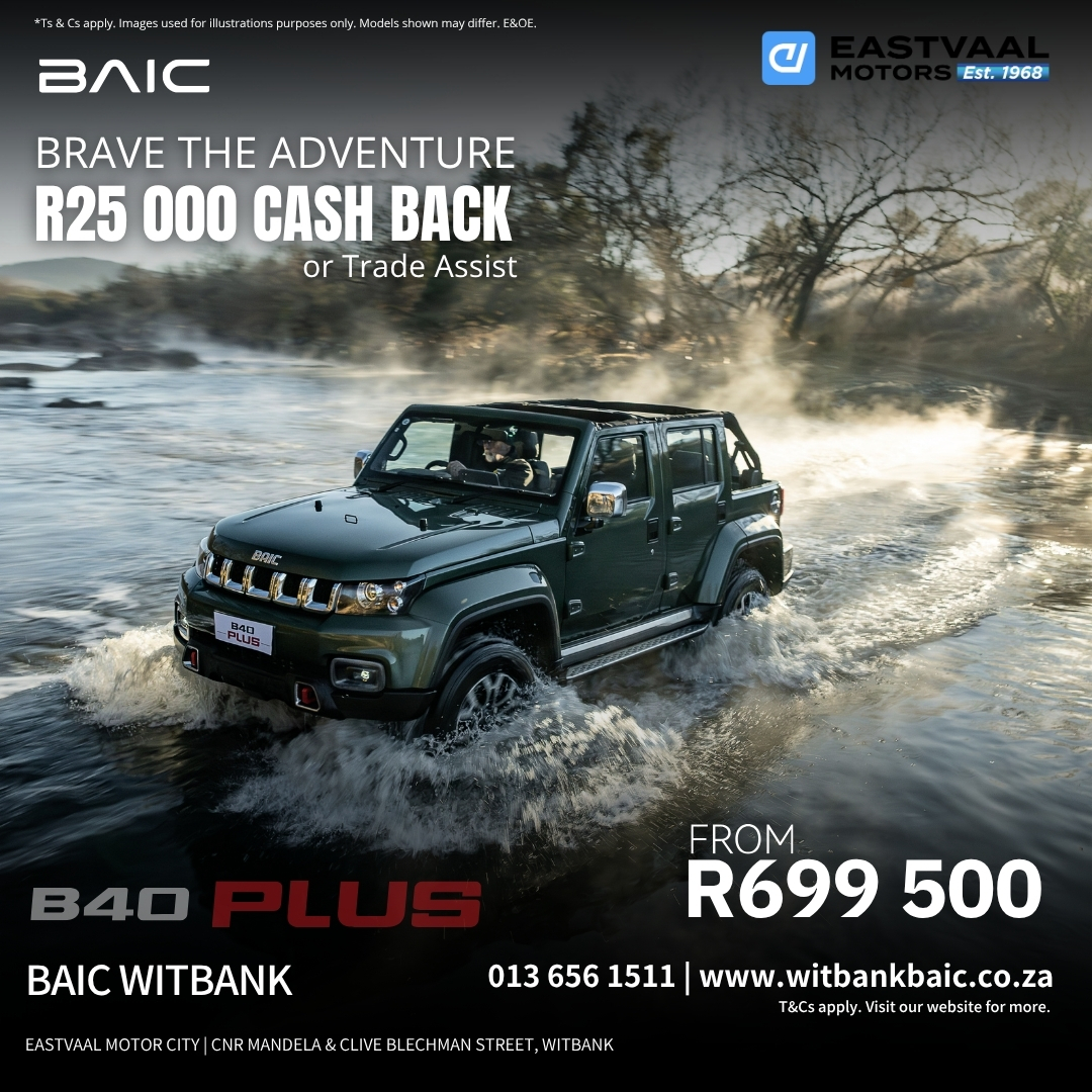 Don’t Just Drive – Charge Ahead with BAIC This April. from Eastvaal Motor City Witbank BAIC