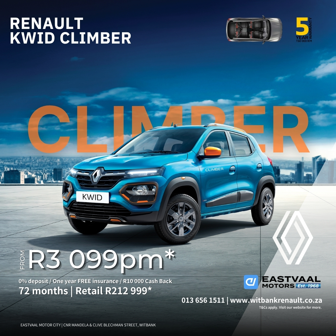 Style Meets Savings This April from Eastvaal Motor City Witbank Renault