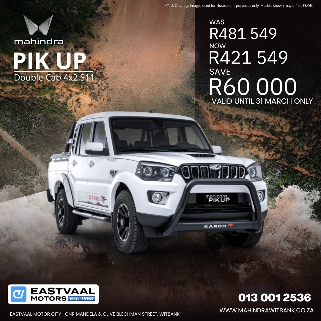 Unlock Your Adventure Season – Mahindra April Edition! from Eastvaal Motor City Mahindra