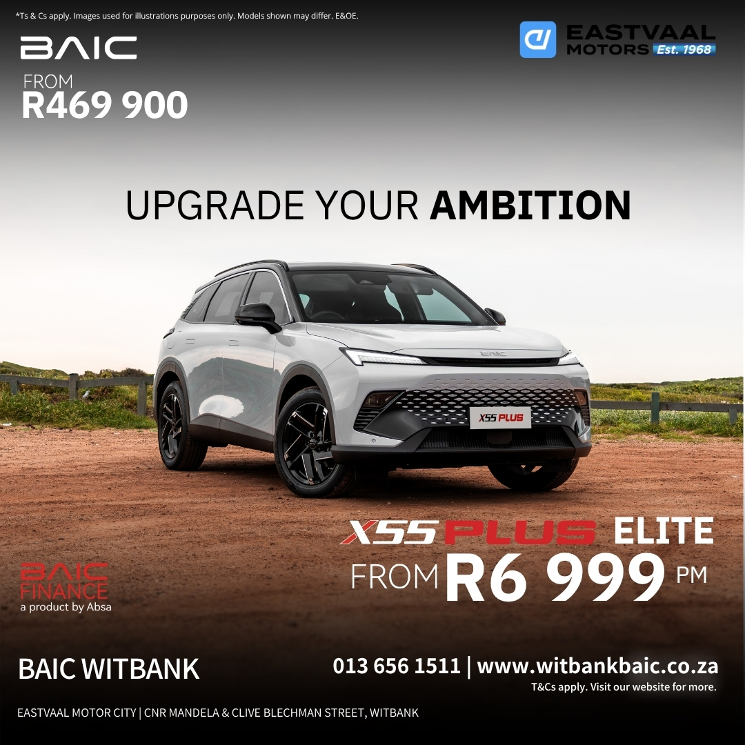 Charge Into Savings This April with BAIC! from Eastvaal Motor City Witbank BAIC