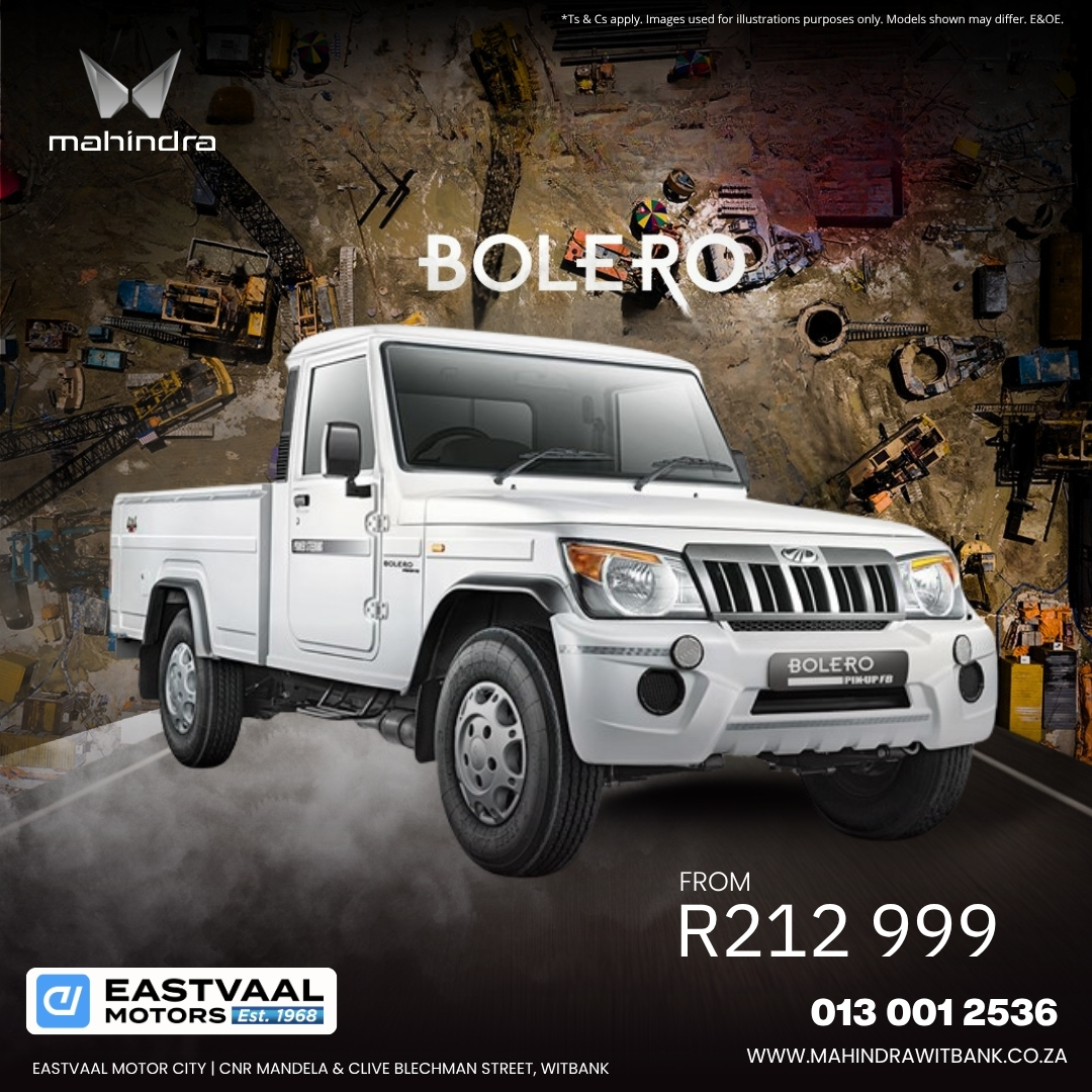 Built Rugged. Built Bold. Built for April Wins! from Eastvaal Motor City Mahindra