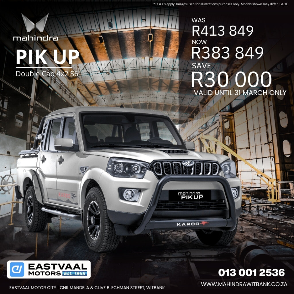 April is Calling – Answer with a Mahindra! from Eastvaal Motors