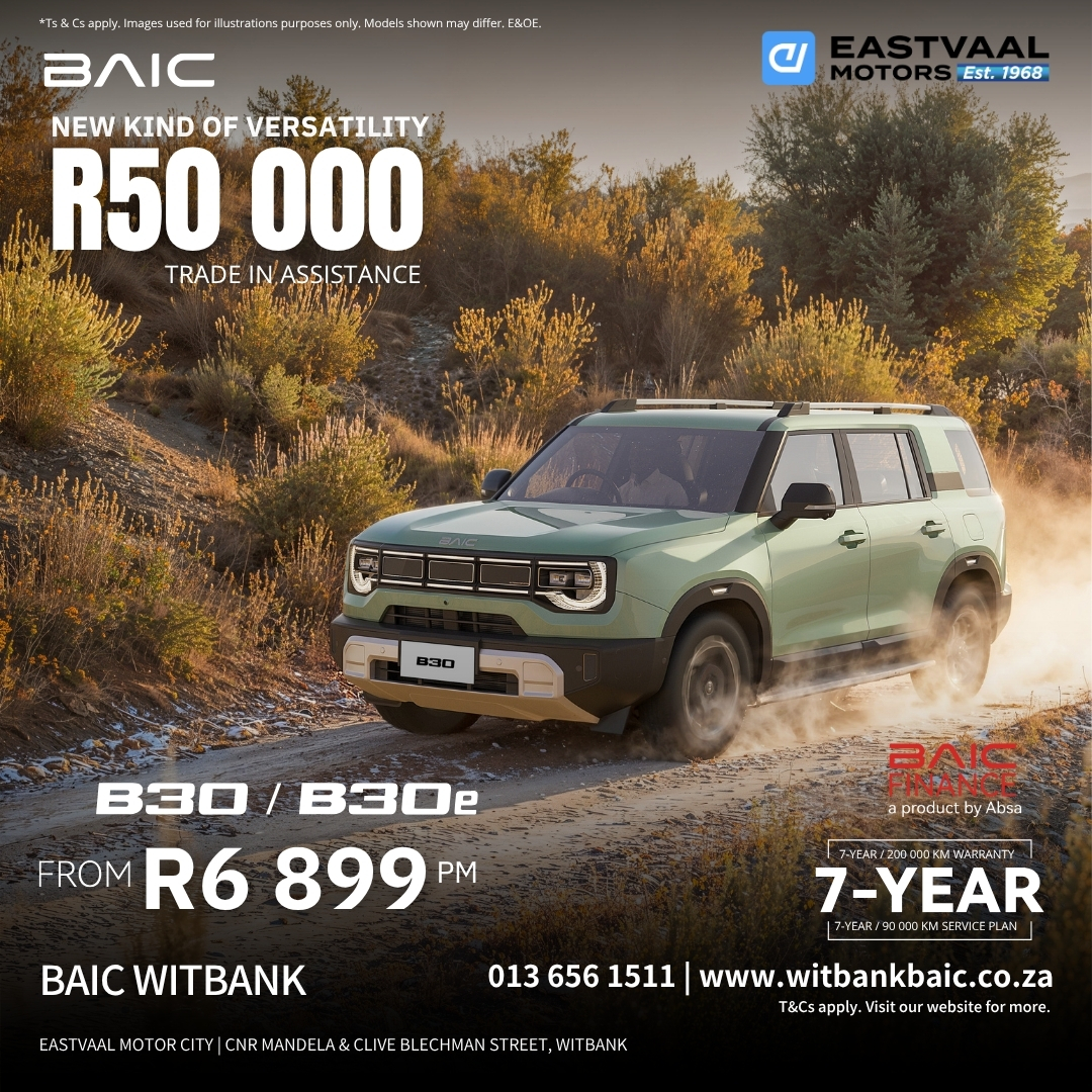 April Power Surge – Drive the All-New BAIC B30 Hybrid! from Eastvaal Motor City Witbank BAIC