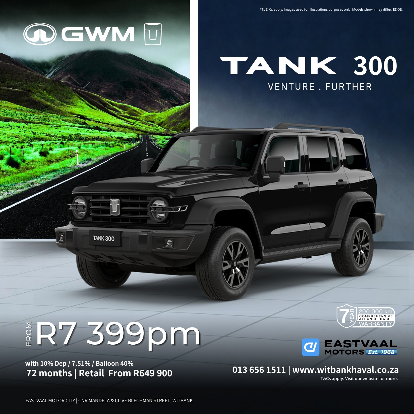 💪 This April, unleash your next adventure with GWM! from Eastvaal Motor City Witbank GWM