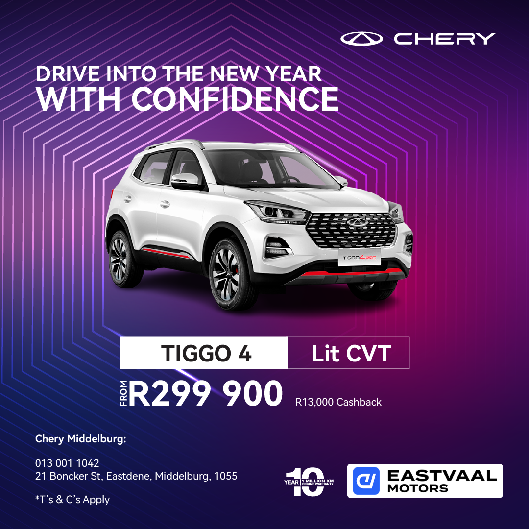 Tiggo 4 Lit CVT from Chery Middelburg