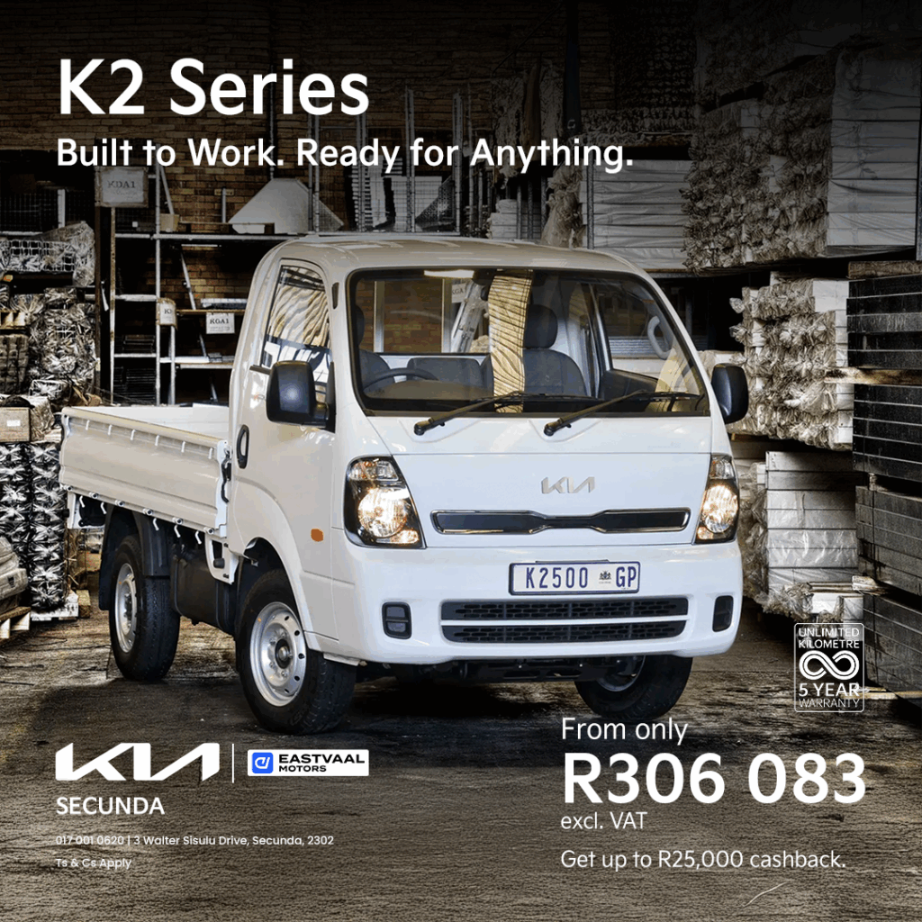 Built to work. Kia K2 Series from Eastvaal Motors