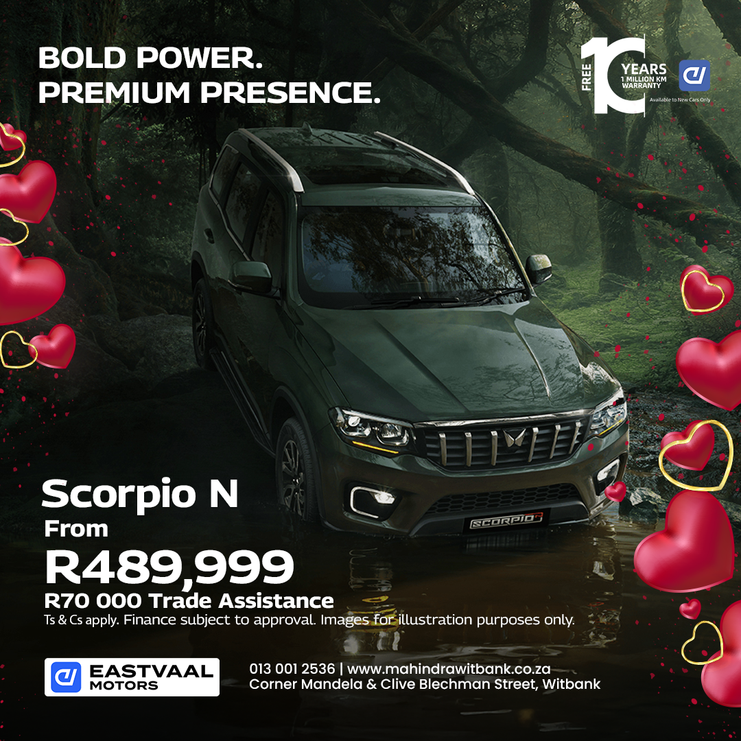 Bold power Scorpio N from Eastvaal Motor City Mahindra