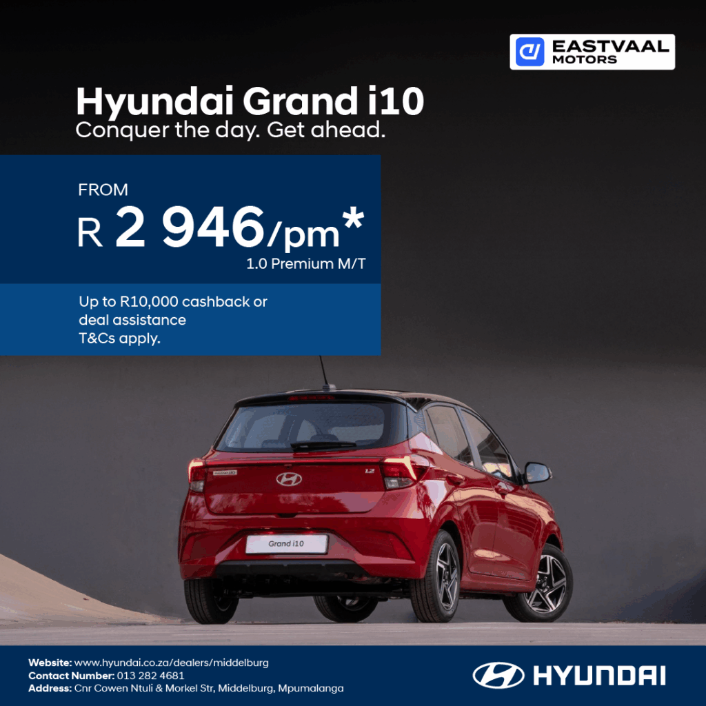 Hyundai Grand i10 from Eastvaal Motors