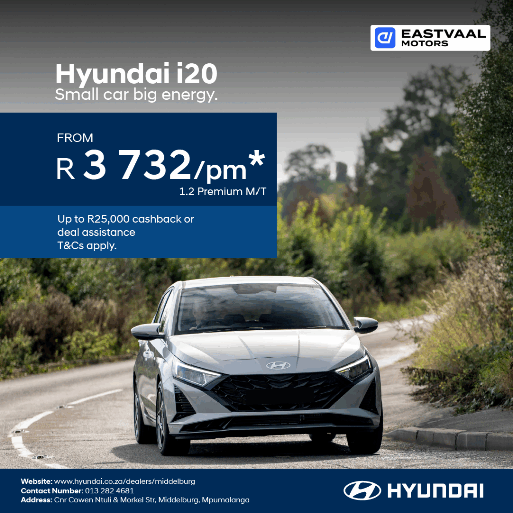 Hyundai i20 from Eastvaal Motors