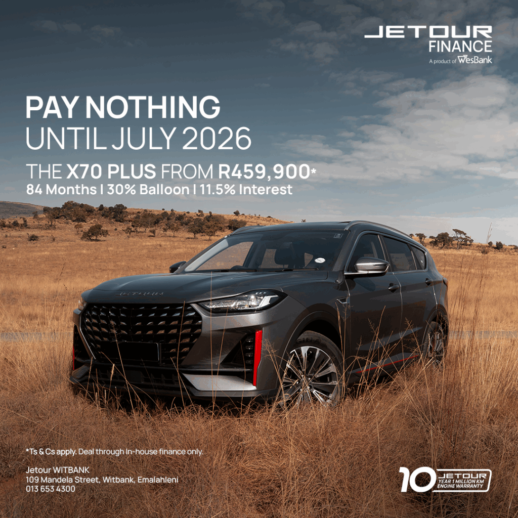 Jetour X70 Plus from Eastvaal Motors