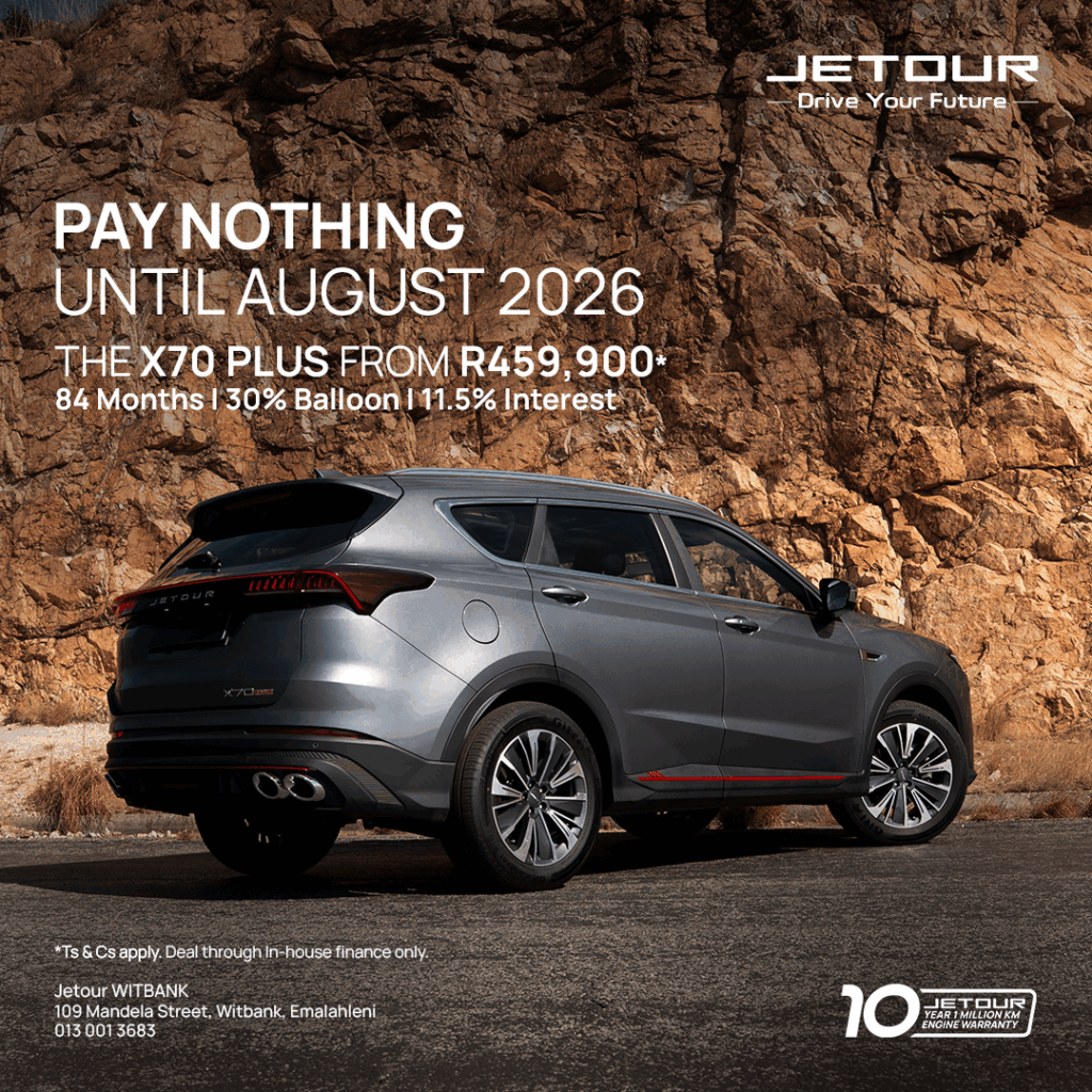Jetour X70 Plus from Eastvaal Motors