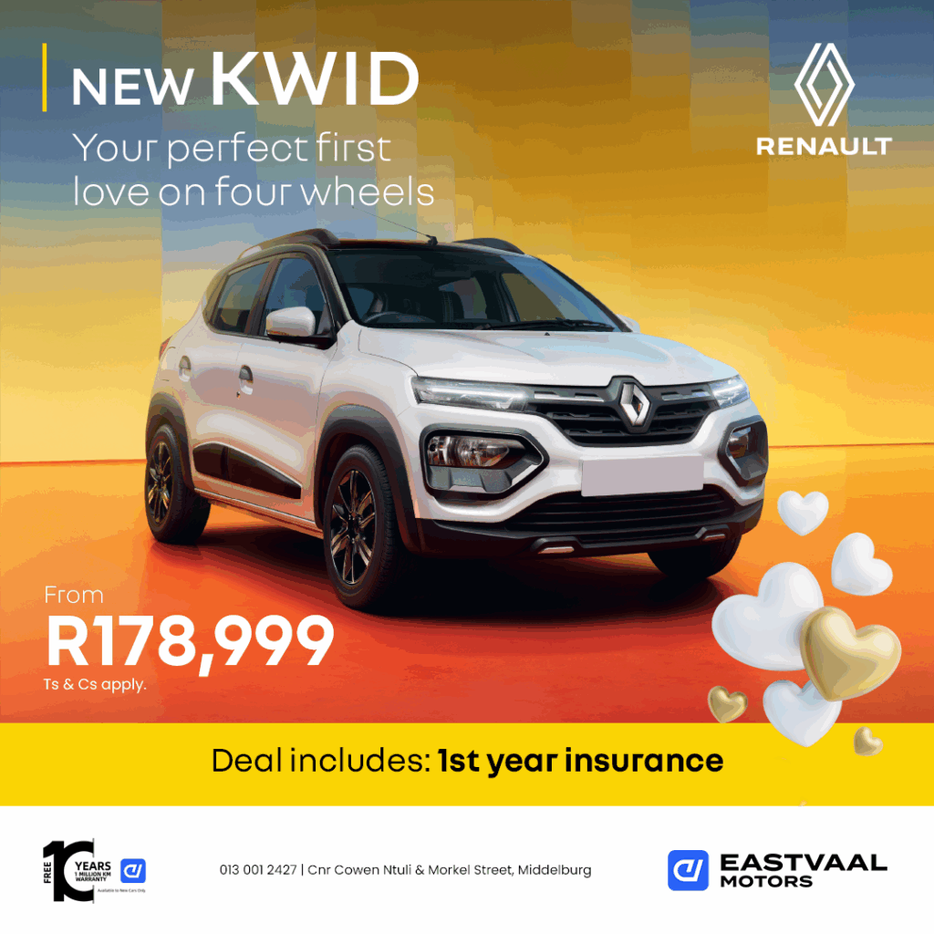 New Renault Kwid from Eastvaal Motors