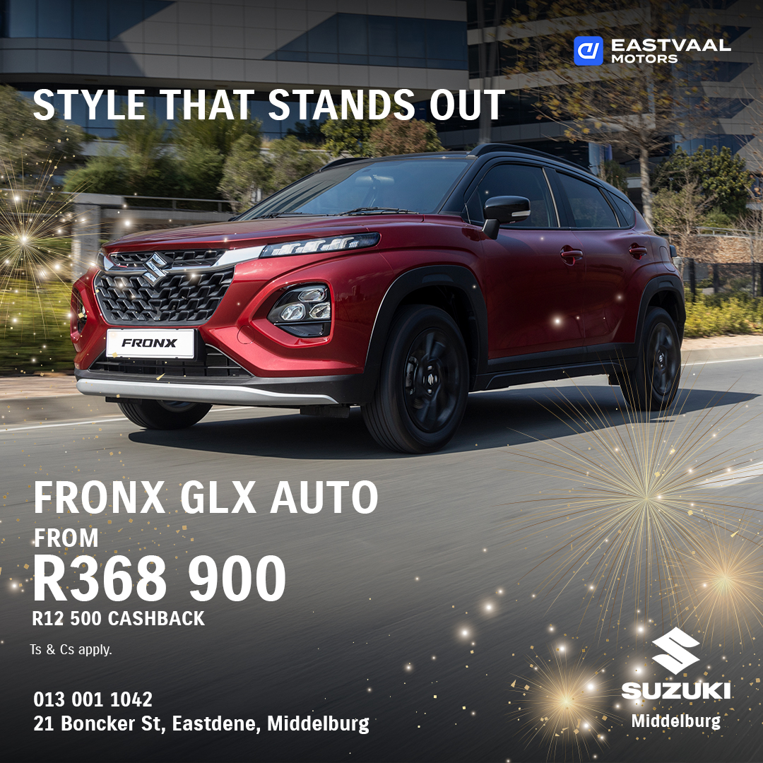 style that stands out.  Suzuki Fronx GLX Auto from Suzuki Middelburg