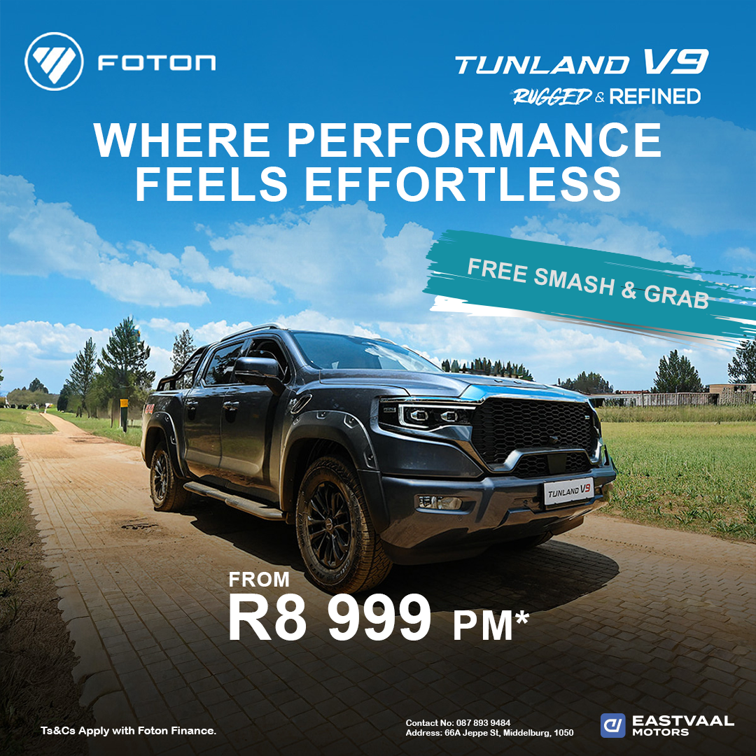 Foton Tunland V9 Rugged & Refined from Eastvaal Middelburg Foton