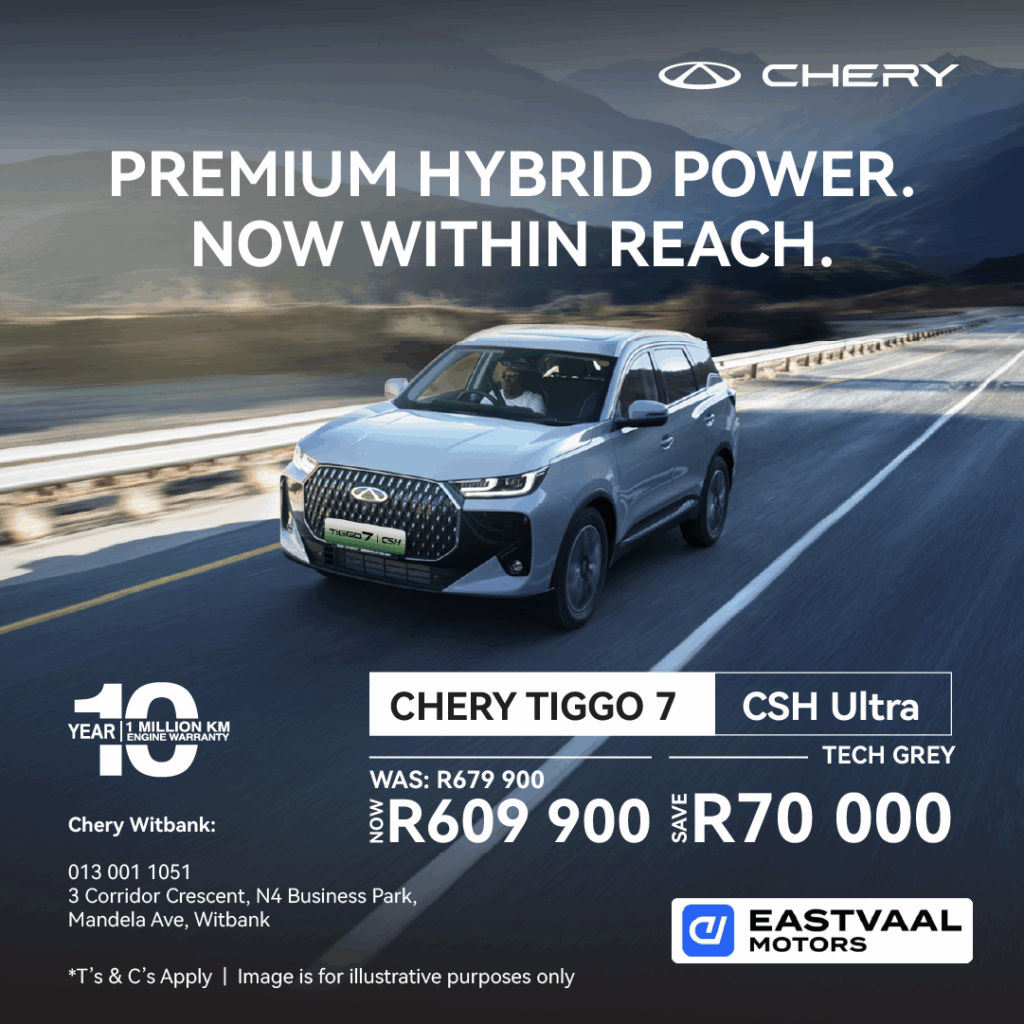 Hybrid Power – Chery Tiggo 7 CSH Ultra from Eastvaal Motors