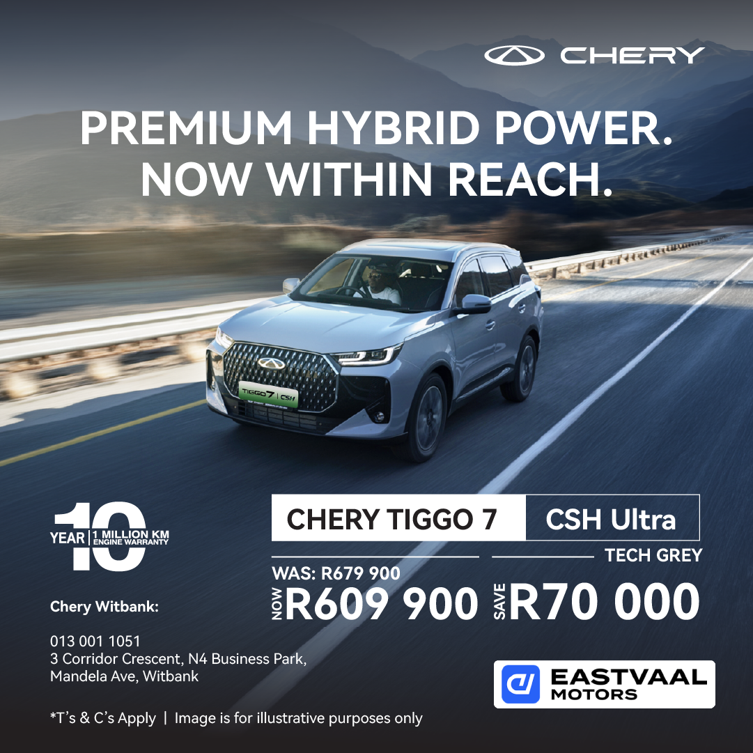 Hybrid Power – Chery Tiggo 7 CSH Ultra from Chery Witbank