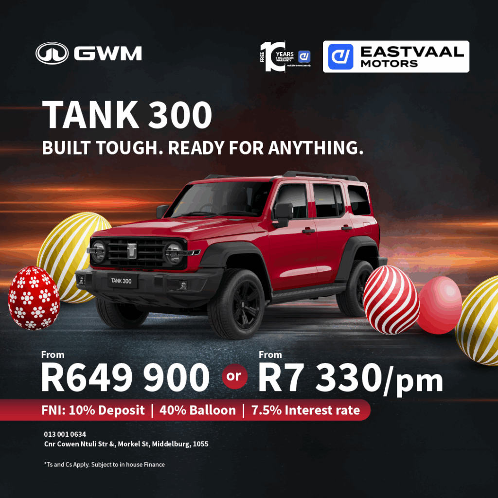 GWM – Tank 300 from Eastvaal Motors