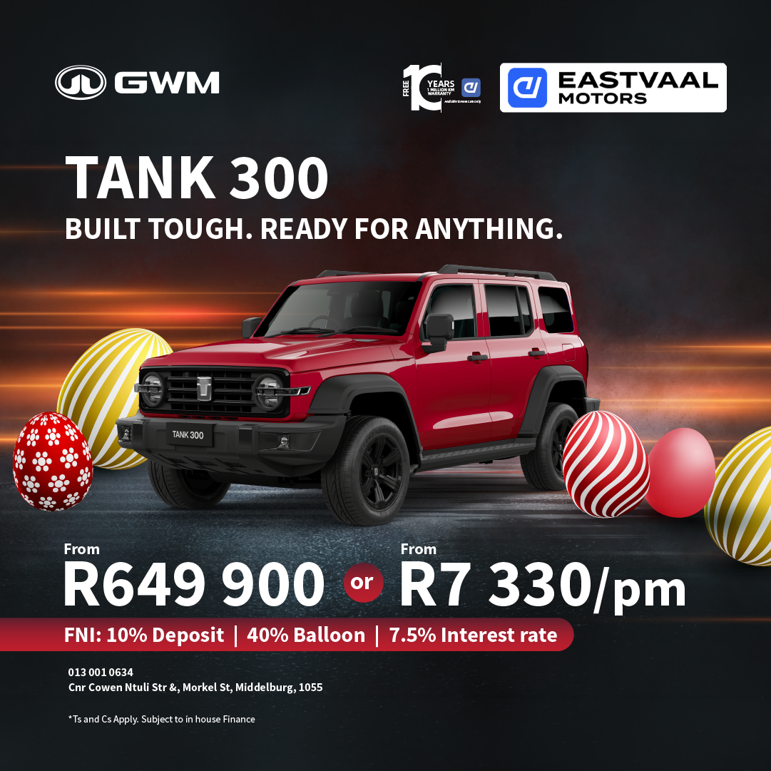 GWM – Tank 300 from Eastvaal Middelburg GWM