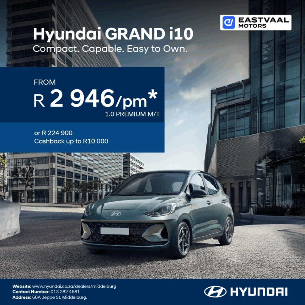 Hyundai – Grand i10 from Eastvaal Motors