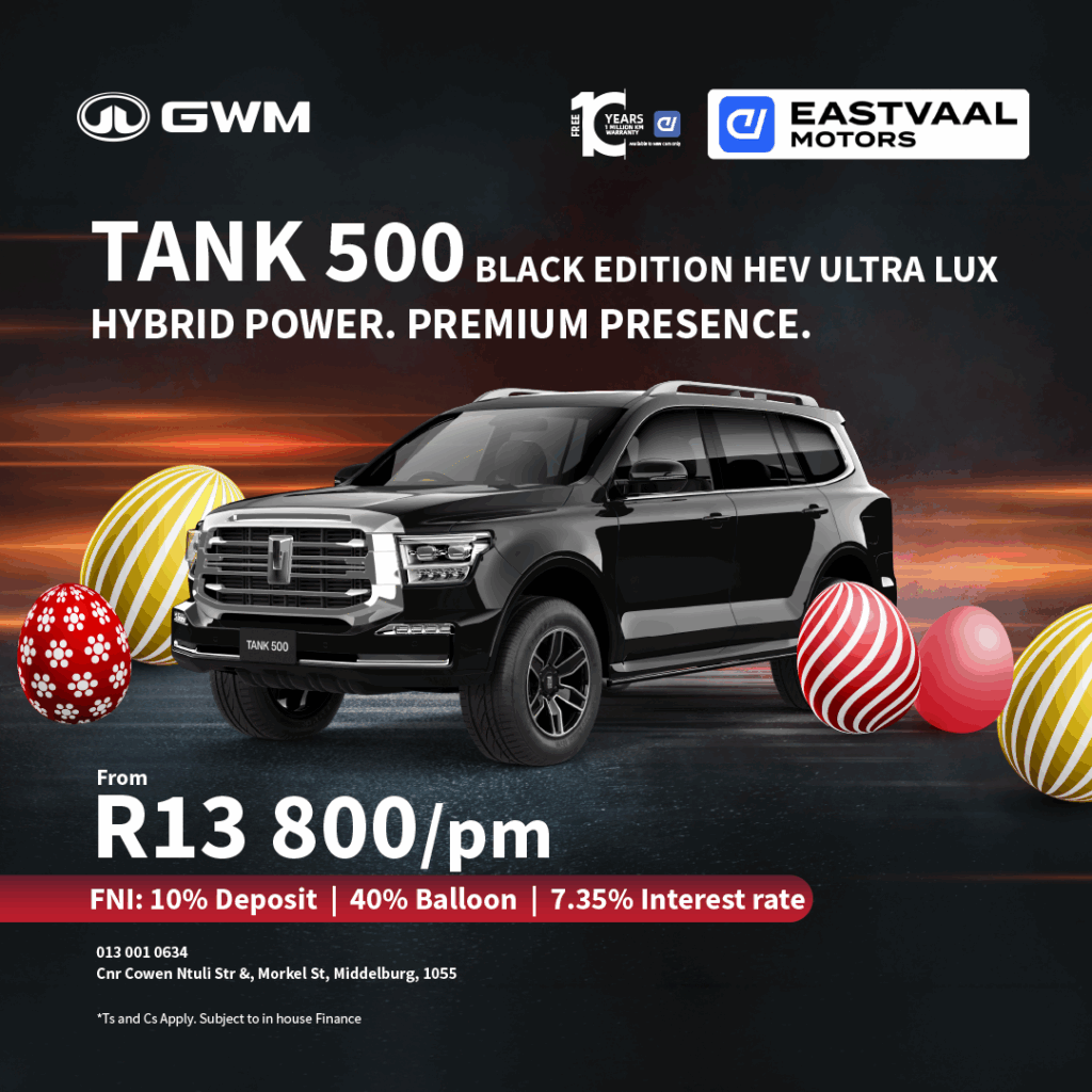 Tank 500 from Eastvaal Motors
